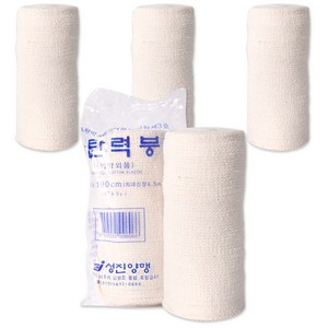 성진 탄력붕대 4인치(10cmx190cm) 압박붕대 대형, 5개입, 1세트
