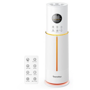 26년형 틴도우 가습기 10L 타워형 복합식 UV살균 AI습도조절 앱제어 거실용, 화이트, HQ-JS2542