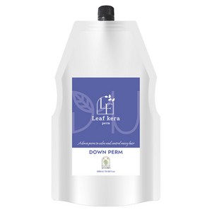 [모두의 헤어] 확실한 효과의 전문가용 프리미엄 펌제 리프케라 다운펌 대용량 500ml, 1개