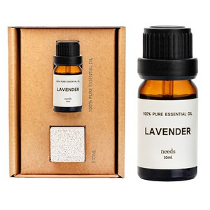 니즈 100% 천연 아로마 에센셜오일, 1개, 10ml, 라벤더
