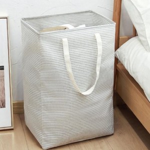 편한생활연구소 대용량 접이식 빨래바구니, 그레이