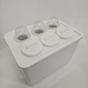 홈가드닝 플랜트박스 텃밭화분 저면관수 트레이 삽목판 수경재배 키트 육묘 상자 실내 베란다, 1개, 화이트