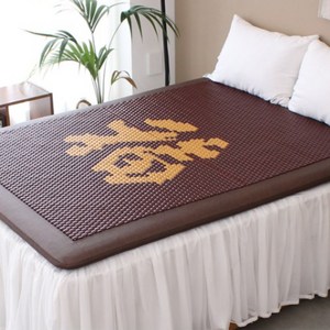 한일메디칼 UNIQUE 유니크 게르마늄 건강 온열 매트 브라운, 더블 2인용