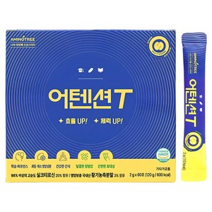 높은 몰입력 두뇌 아미노산 실크티로신 어텐션 1세트 (60포), 60회분, 60개