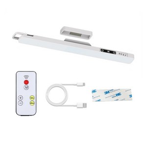 Danni 무선 자석 LED 무드등 블루라이트 차단 독서등, 화이트
