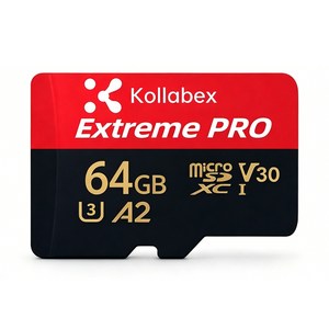 Kollabex 메모리카드 마이크로 SD카드 UHS-I, 1개, 64GB