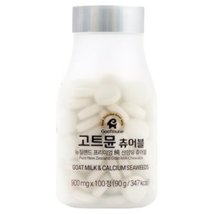고트뮨 뉴질랜드 프리미엄 순 산양유 단백질 츄어블 [100정], 90g, 1개