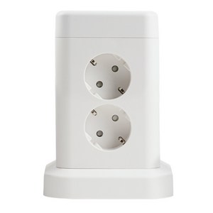 지클릭커 타워 8구 고용량 4000W USB 멀티탭 NP708PD 화이트, 1개, 타워형 8구 화이트, 1.8m