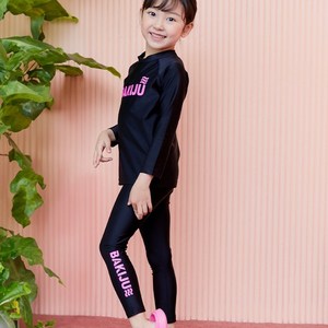 베키쥬 래쉬가드 워터레깅스 수영복 상하 세트