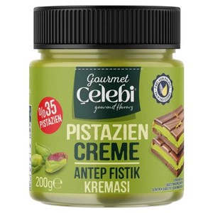 [단독판매] 맛보장 첼레비 피스타치오 스프레드 잼 35%, 200g, 1개
