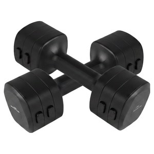 2in1 덤벨/5kg 무게조절 실내운동기구 블랙, 2개, 2.5kg