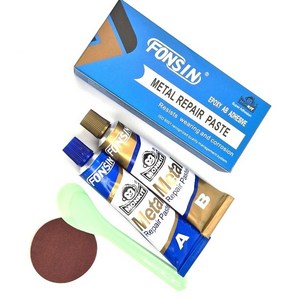 금속접착제 강력 스틸 철 쇠 주물 스텐 금속 플라스틱 본드 만능 초강력 주물용 에폭시 접착제, 1박스