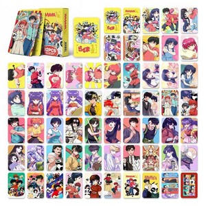 란마 1/2 포토카드 굿즈 LOMO 포카 60pcs + 미니 스티커 32pcs, 난마 옐로우, 1개