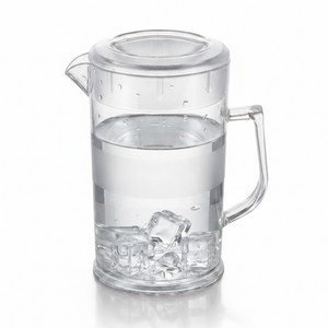 일리 카페용 가벼운 냉장고 물병 물피쳐 워터포트, 투명, 1L, 1개