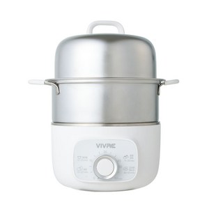 비브르 올스텐 2단 계란찜기 스팀 자동타이머 다용도, VST600