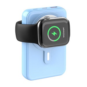 THOUSTA 무선 3in1 대용량 PD 22.5W QC3.0 고속충전 맥세이프 보조배터리 10000mAh, 블루, 154834-541, SJ157-75, BJFK34123(15)