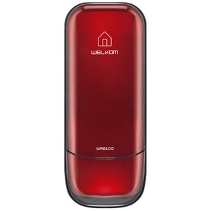 솔리티 웰콤 스마트 보조키 손잡이 없음 도어락 보조키 손잡이 없음 도어락 WRB-100, WRB-100(레드), 고객직접설치