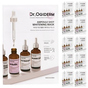 닥터오기덤 앰플샷 화이트닝 미백 마스크팩, 4개, 10개입