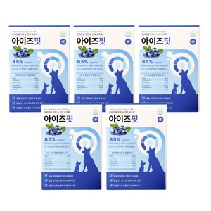 효과 빠른 아이즈핏 강아지 눈 영양제 눈물 자국 눈물량 냄새 개선 루테인 항산화 백내장, 30회분, 눈물개선/눈건강, 5세트