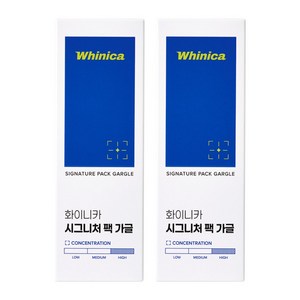 화이니카 시그니처 팩 가글 치약, 2개, 150ml