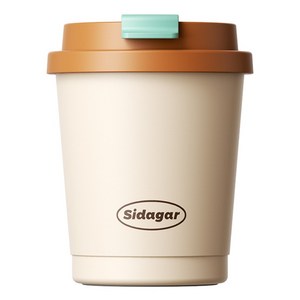 세다가 316 스테인리스 커피 보온보냉 텀블러, 1개, 300ml, 오렌지