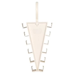 V자형 양면 옷걸이 12벌 수납 공간절약 접이식 다용도 후크 걸이 옷장 정리, 2개, 화이트