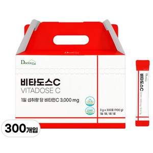 비타도스 비타민C 3000mg 고함량 순수 비타민씨 고용량 분말 가루 스틱, 1개, 900g
