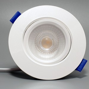 룩스램 3인치 다운라이트 7W 직회전 매입등 COB타입 확산형 플리커프리 안정기일체형 안정기불필요, COB 타입, 주백색, 1개