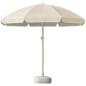 KAIROS OUTDOOR 야외용 파라솔 특대형 실버코팅 베이스 제외, 살구색