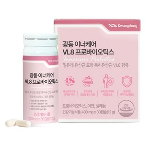 광동 이너케어 특허 여성 질 유산균, 1개, 30회분