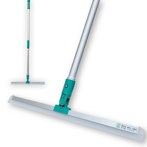 라이노 바닥스퀴지세트 45cm 물밀대 자루 세트 주방 화장실 베란다 물기제거, 1개