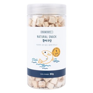 프롬벳 반려동물 동결건조 트릿 간식, 북어, 80g, 1개