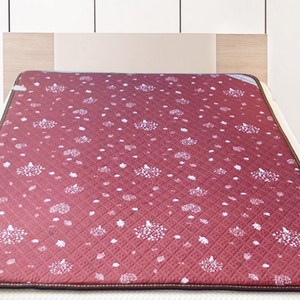 주식회사 한일의료기 전기매트 거실용 침대용 전자파없는 EMF인증 싱글 더블 쇼파용 프리미엄 러브트리브라운, 더블(140cmX200cm)