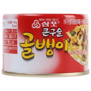 삼포 큰구슬 골뱅이, 140g, 6개