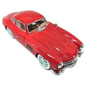 1대24 메르스데스 벤츠 300SL 쿠페 1세대 스포츠카 bentz 페라리 포르쉐 람보르기니 롤스로이드, 레드, 1개