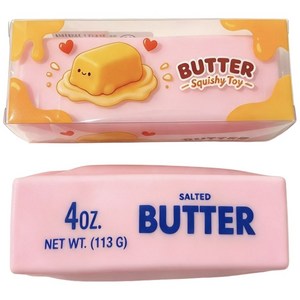 버터 크런치 말랑이 슬랑이, 핑크, 120g, 1개