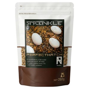 NRC 스프링클 퍼펙트해치 파충류 알부화 전용바닥재, 250g, 1개, 혼합