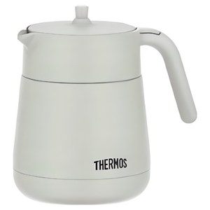 써모스 보온보냉 테이블 티포트 TTE-700K, 써모스 TTE-700K-라이트그레이 LGY, 700ml, 1개