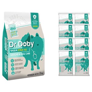 닥터도비 강아지 면역 기능성 사료, 구강/치석관리, 2kg, 1개
