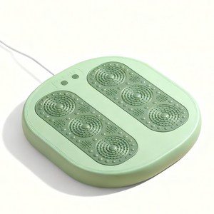 바이유 프리미엄 3단 온도조절 온열 발바닥 마사지기 겨울 필수 발난로 찜질 발마사지 패드, 그린, XX-9