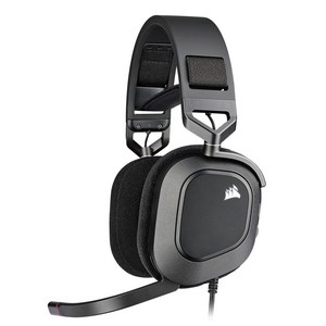 커세어 HS80 RGB USB 7.1채널 게이밍 헤드셋, RDA0041, 블랙
