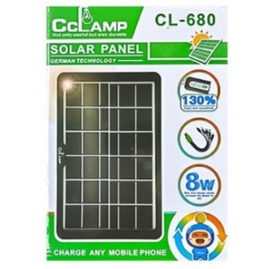 HK sell 핸디 단결정 태양광패널 충전기 CL-680(6V8W), 1개