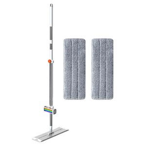 아이비 물걸레 밀대걸레 2 in 1 가정용 사무실 밀대 극세사 바닥 청소 IVY-M210, 1개