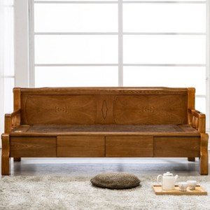 이조농방 칠보석판재 돌소파 건강소파 엘100 서랍형 카우치 온열소파, 단품