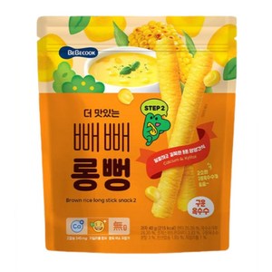 베베쿡 더 맛있는 빼빼롱뻥, 구운옥수수, 40g, 1개