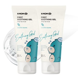 케이맘 유아용 비건 처음 수딩젤 무향, 2개, 150ml