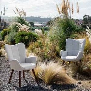 [KNOOK] KYO Series 01 1인용 안락의자 1인용 쇼파 1인용 암체어, 2개, White grey