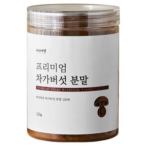 러시아 차가버섯 분말 100%, 120g, 1개