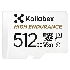Kollabex 블랙박스 마이크로 SD 메모리 카드, 1개, 512GB