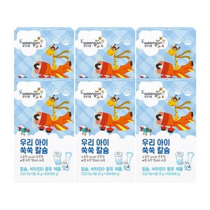 웅진 우리 아이 쑥쑥 칼슘 젤리 30p, 600g, 6개